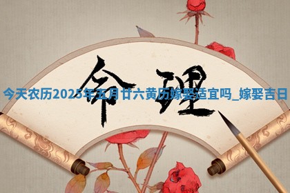 今天农历2025年五月廿六黄历嫁娶适宜吗,嫁娶吉日